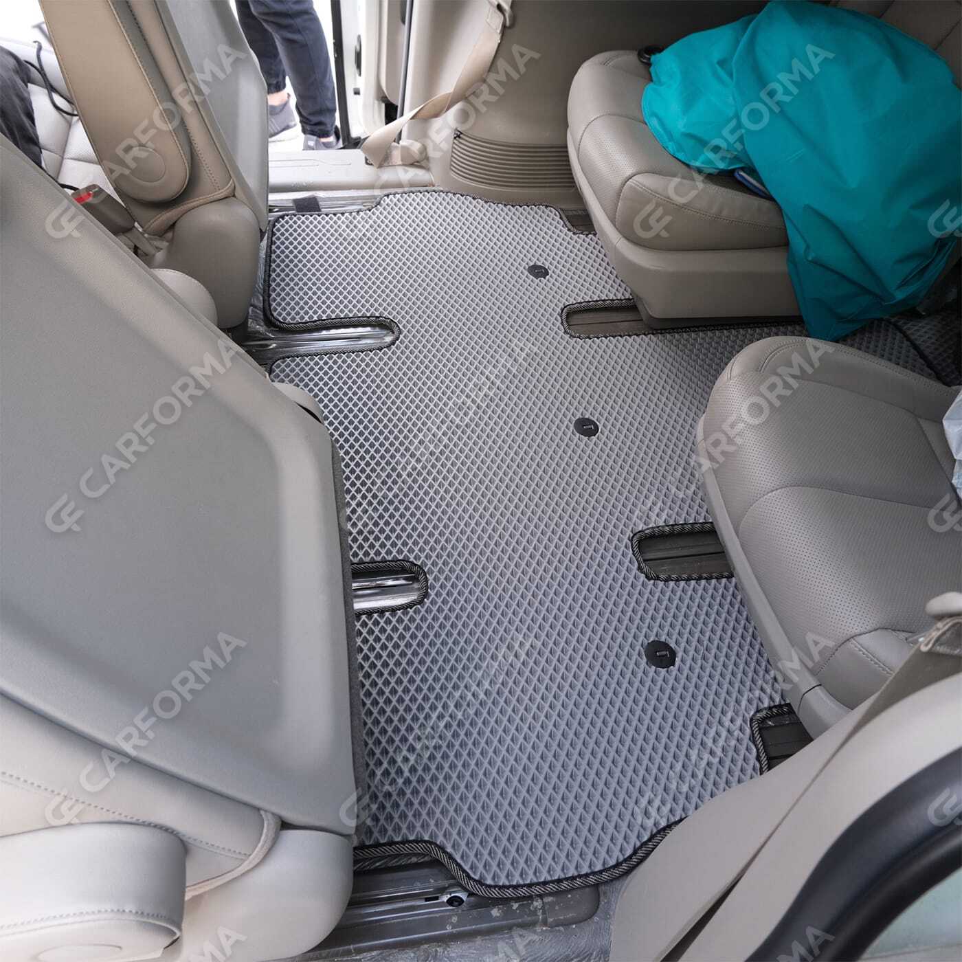 Ворсовые коврики на KIA Carnival III 9 мест и 11 мест 2014&nbsp;-&nbsp;2021 в Брянске