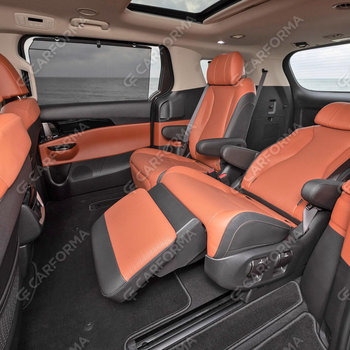 EVA коврики на KIA Carnival IV 7 мест с оттоманками 2020&nbsp;-&nbsp;2026 в Брянске