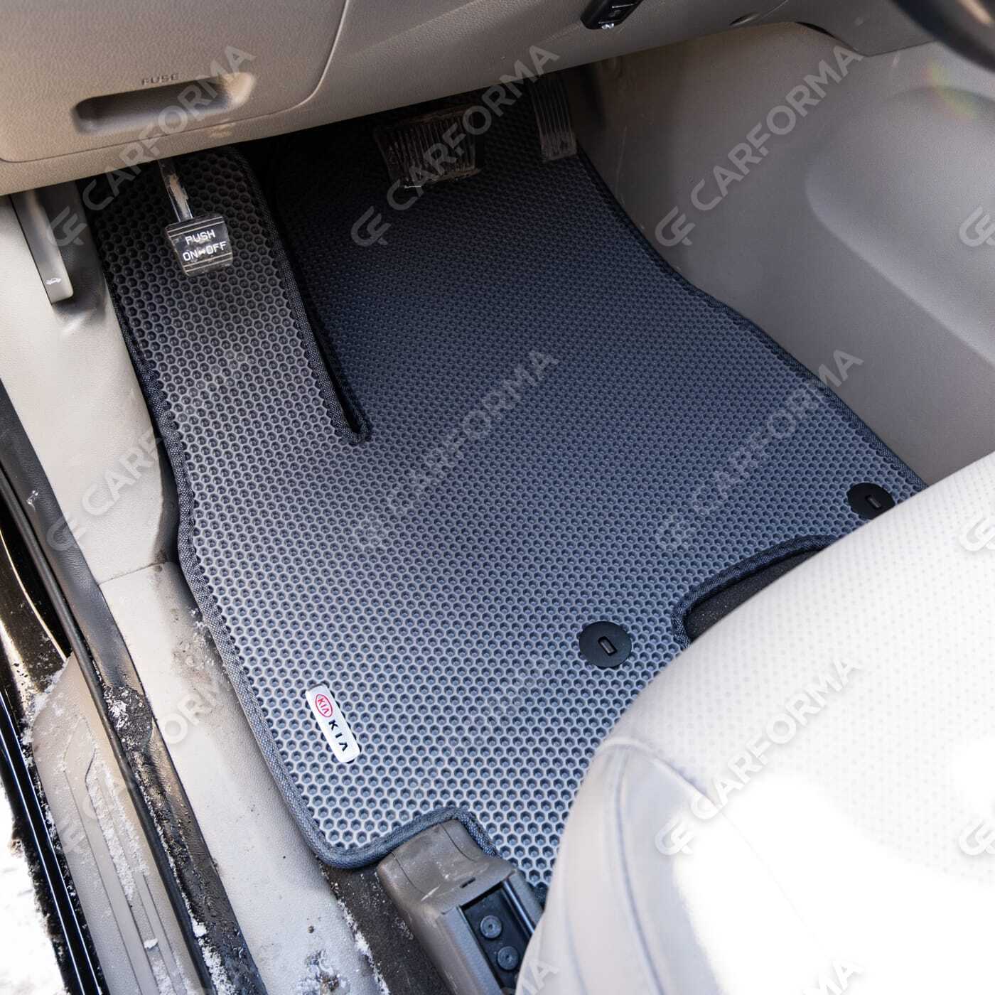 Ворсовые коврики на KIA Carnival III 7 мест 2014&nbsp;-&nbsp;2021 в Брянске