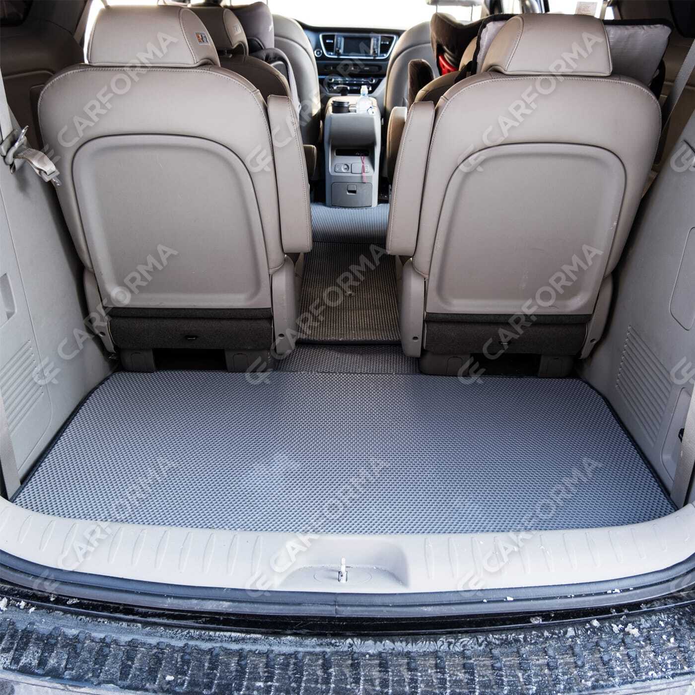 Ворсовые коврики на KIA Carnival III 9 мест и 11 мест 2014&nbsp;-&nbsp;2021 в Брянске