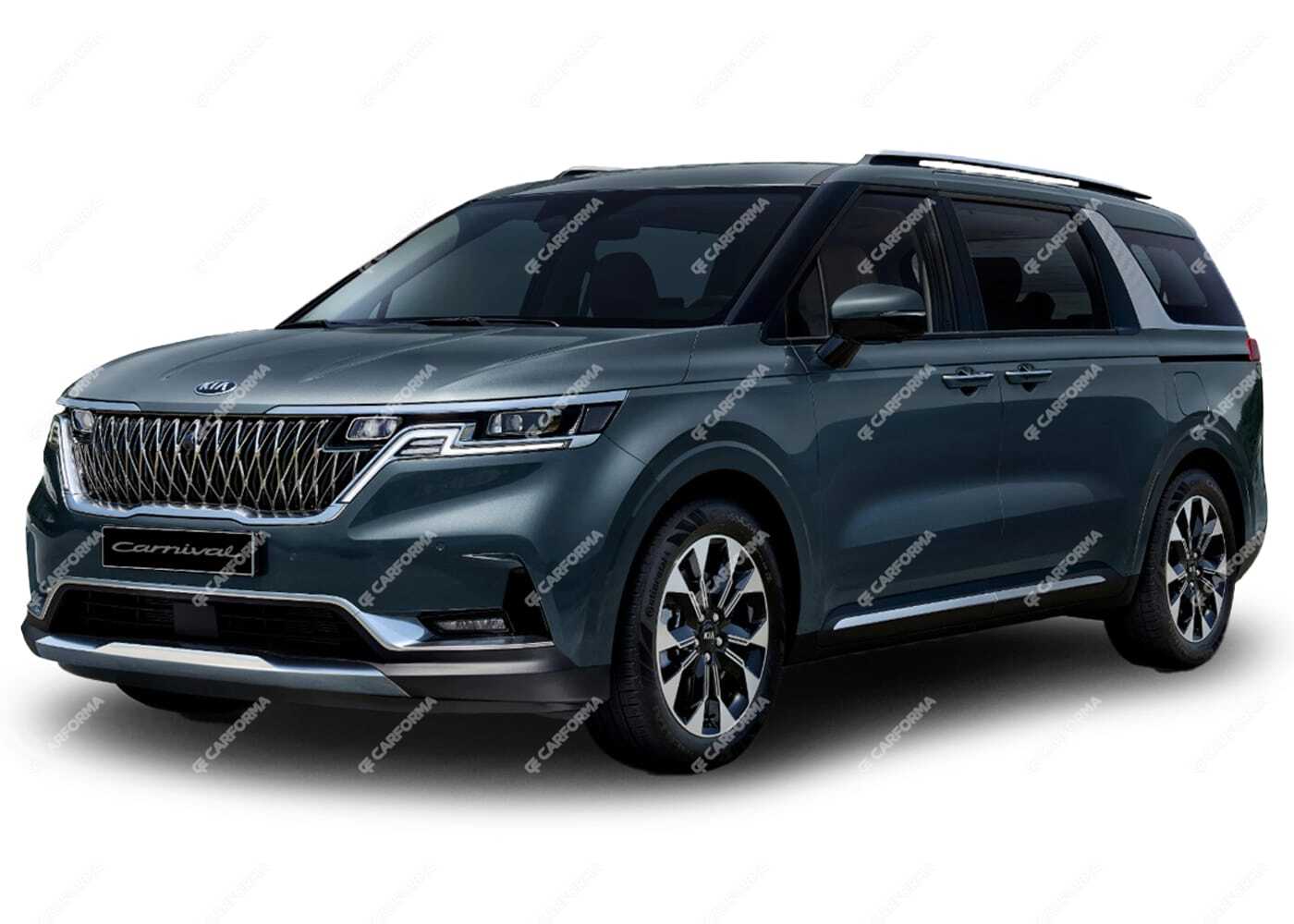 EVA коврики на KIA Carnival IV 7 мест без оттоманок 2020 - 2025