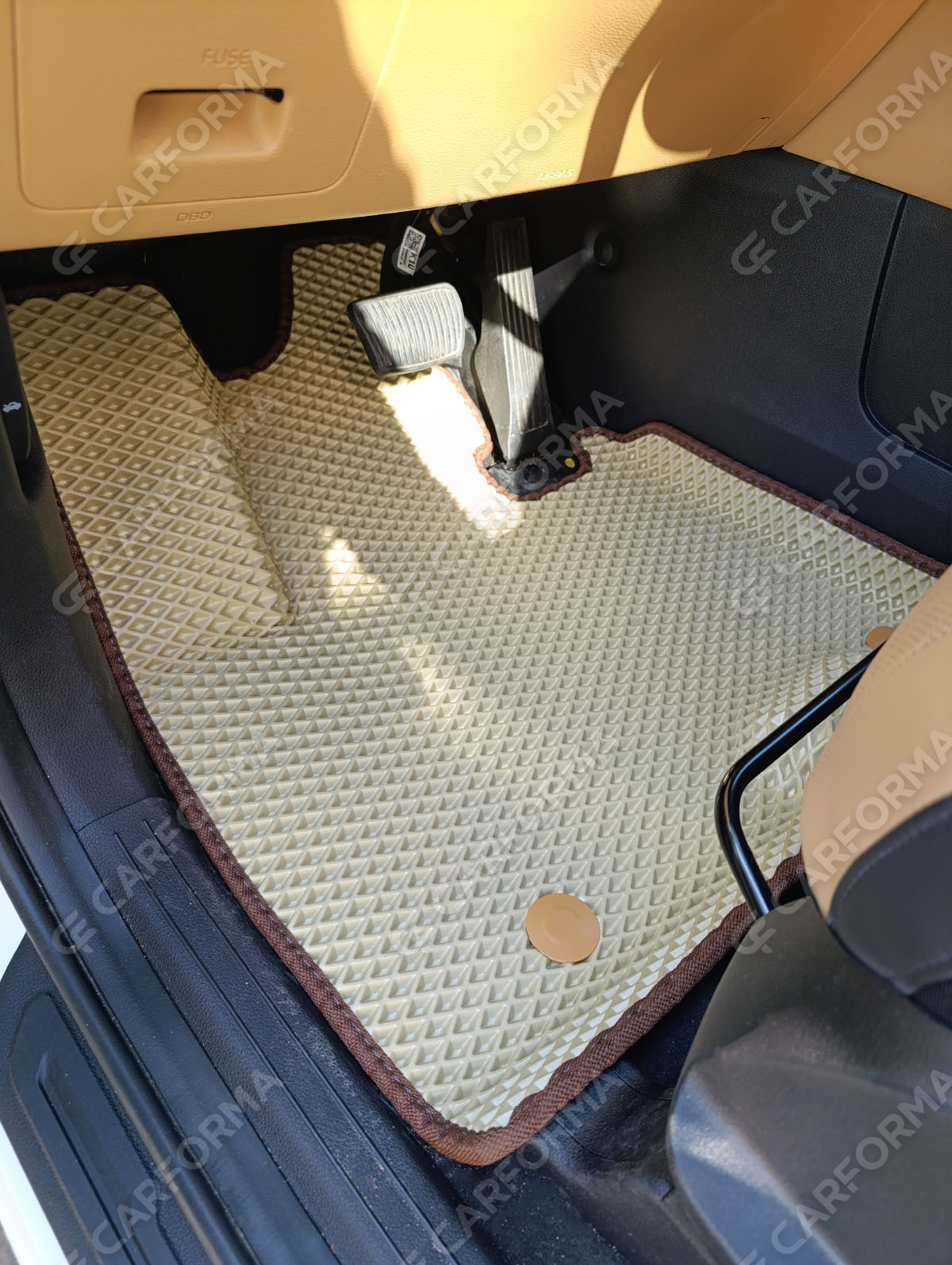 Ворсовые коврики на KIA Carnival IV 7 мест без оттоманок 2020&nbsp;-&nbsp;2026 в Брянске