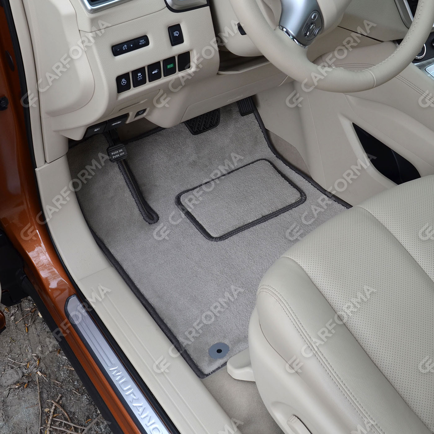 Ворсовые коврики на Nissan Murano (Z52) 2014&nbsp;-&nbsp;2022 в Брянске