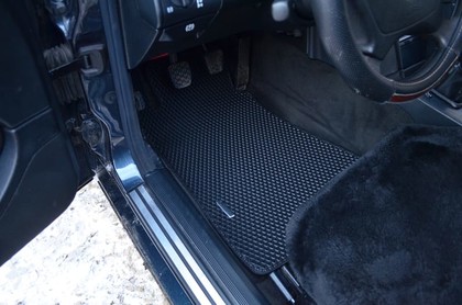 Ворсовые коврики на Mercedes C (W202) 1993 - 2000 в Брянске