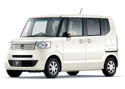 Ворсовые коврики на Honda N-BOX I 2011 - 2017 в Брянске