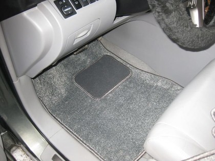 Ворсовые коврики на Toyota Highlander II 2007 - 2013 в Брянске