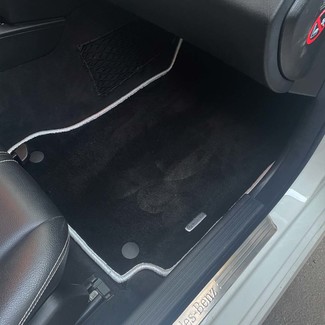 Ворсовые коврики на Mercedes C (W204) 2007 - 2015 в Брянске