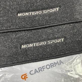 Ворсовые коврики на Mitsubishi Montero Sport III 2015 - 2025 в Брянске