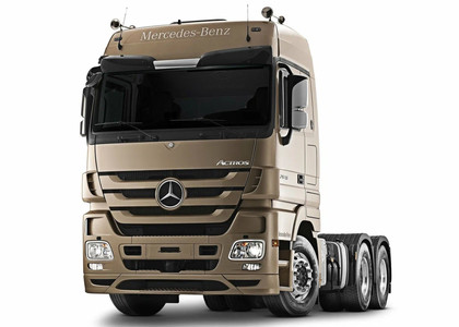 Ворсовые коврики на Mercedes Actros MP3 тягач 2008 - 2020 в Брянске