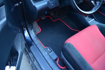 Ворсовые коврики на Honda Civic VII 3d 2001 - 2006 в Брянске