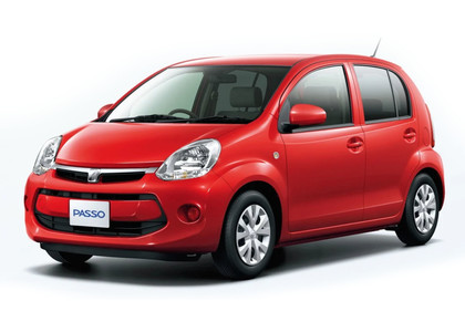 Ворсовые коврики на Toyota Passo II 2010 - 2016 в Брянске