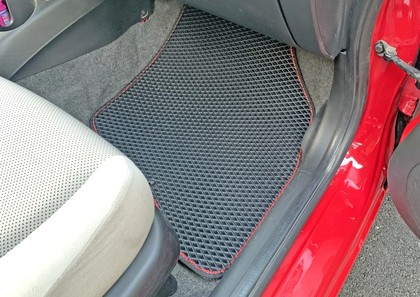 Ворсовые коврики на Honda Fit I 2001 - 2007 в Брянске