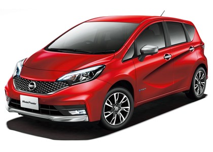 Ворсовые коврики на Nissan Note E-Power (E12) 2016 - 2020 в Брянске