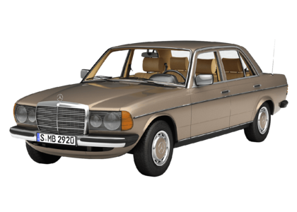 Ворсовые коврики на Mercedes W123 1975 - 1986 в Брянске