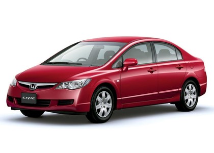 Ворсовые коврики на Honda Civic VIII 4d 2006 - 2011 в Брянске