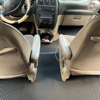 Ворсовые коврики на Chrysler Town and Country IV короткая база 2000 - 2007 в Брянске