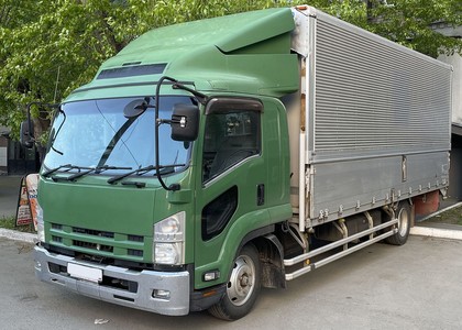 Ворсовые коврики на Isuzu Forward V широкая кабина 2007 - 2025 в Брянске
