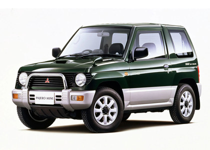 Ворсовые коврики на Mitsubishi Pajero Mini I 1994 - 1998 в Брянске