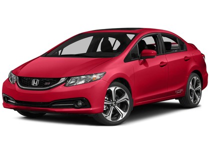 Ворсовые коврики на Honda Civic IX 4d 2012 - 2015 в Брянске