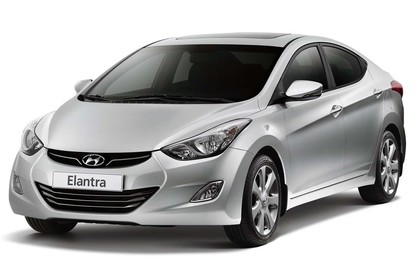 Ворсовые коврики на Hyundai Elantra 5 (MD) 2010 - 2016 в Брянске