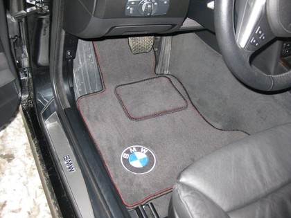 Ворсовые коврики на BMW 5 (E60/E61) 2003 - 2010 в Брянске