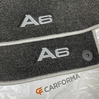 Ворсовые коврики на Audi A6 (C6) 2004 - 2011 в Брянске