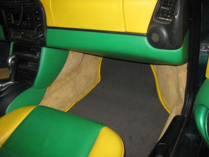 Ворсовые коврики на Porsche Boxster (986) 1996 - 2004 в Брянске