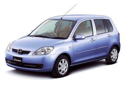 Ворсовые коврики на Mazda Demio II (DY) 2002 - 2007 в Брянске