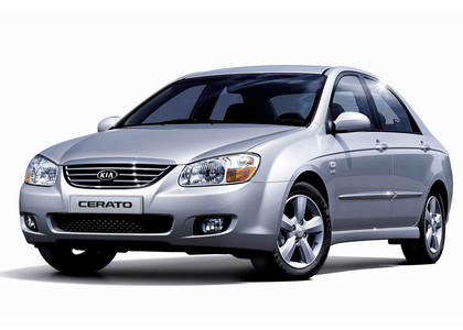 Ворсовые коврики на KIA Cerato I 2004 - 2008 в Брянске