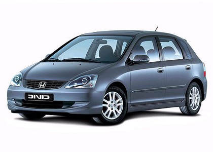 Ворсовые коврики на Honda Civic VII 5d 2000 - 2005 в Брянске