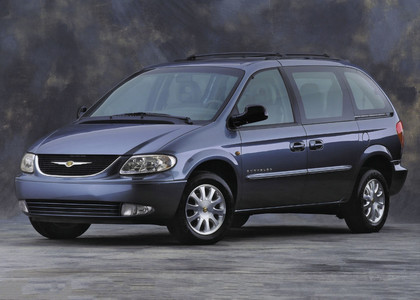 Ворсовые коврики на Chrysler Town and Country IV короткая база 2000 - 2007 в Брянске