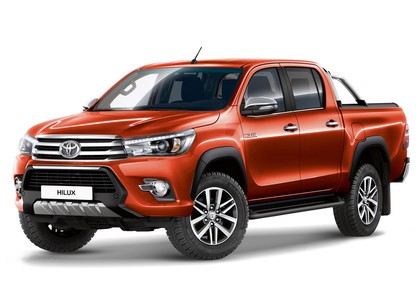 Ворсовые коврики на Toyota Hilux VIII 2015 - 2025 в Брянске