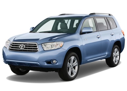 Ворсовые коврики на Toyota Highlander II 2007 - 2013 в Брянске