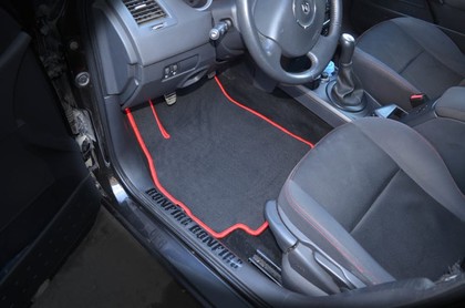 Ворсовые коврики на Renault Megane II 2002 - 2008 в Брянске