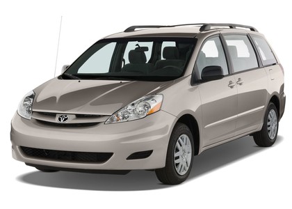 Ворсовые коврики на Toyota Sienna II 2003 - 2010 в Брянске
