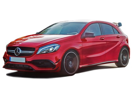Ворсовые коврики на Mercedes A (W176) 2012 - 2018 в Брянске