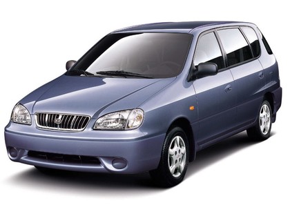 Ворсовые коврики на KIA Carens I 1999 - 2006 в Брянске
