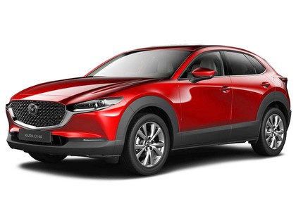 Ворсовые коврики на Mazda CX30 2019 - 2025 в Брянске
