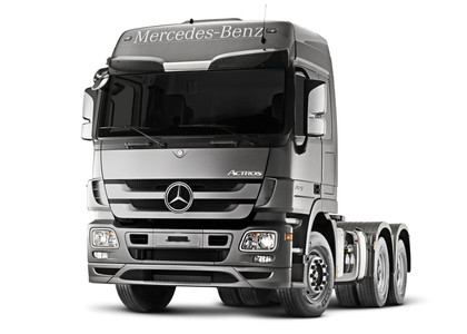 Ворсовые коврики на Mercedes Actros MP3 тягач 2008 - 2020 в Брянске