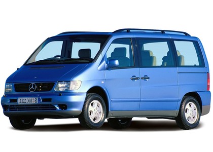 Ворсовые коврики на Mercedes Vito (W638) 1996 - 2003 в Брянске