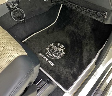Ворсовые коврики на Mercedes G (W463) рестайлинг 2001 - 2018 в Брянске