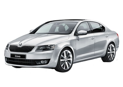 Ворсовые коврики на Skoda Octavia A7 2013 - 2020 в Брянске