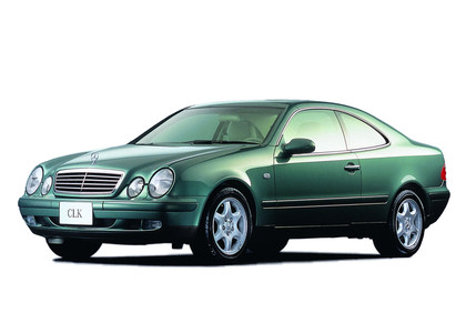 Ворсовые коврики на Mercedes CLK (C208) 1996 - 2003 в Брянске