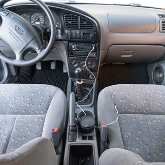 Ворсовые коврики на KIA Spectra 2000 - 2011 в Брянске