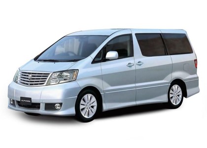 Ворсовые коврики на Toyota Alphard (H10) 2002 - 2008 в Брянске