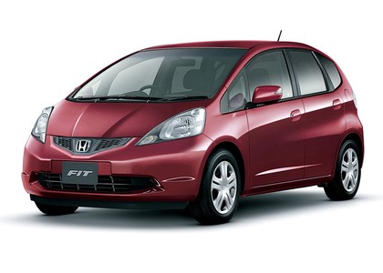 Ворсовые коврики на Honda Fit II 2007 - 2013 в Брянске