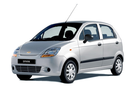Ворсовые коврики на Chevrolet Spark II 2005 - 2010 в Брянске