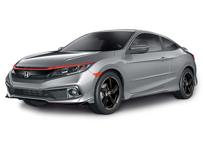 Ворсовые коврики на Honda Civic X 2d 2015 - 2021 в Брянске