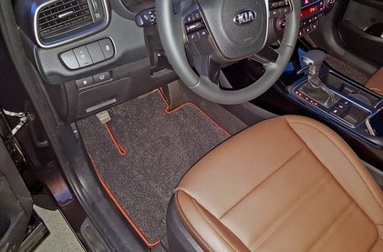 Ворсовые коврики на KIA Sorento III Prime 2015 - 2020 в Брянске