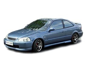 Ворсовые коврики на Honda Civic VI 2d 1995 - 2000 в Брянске
